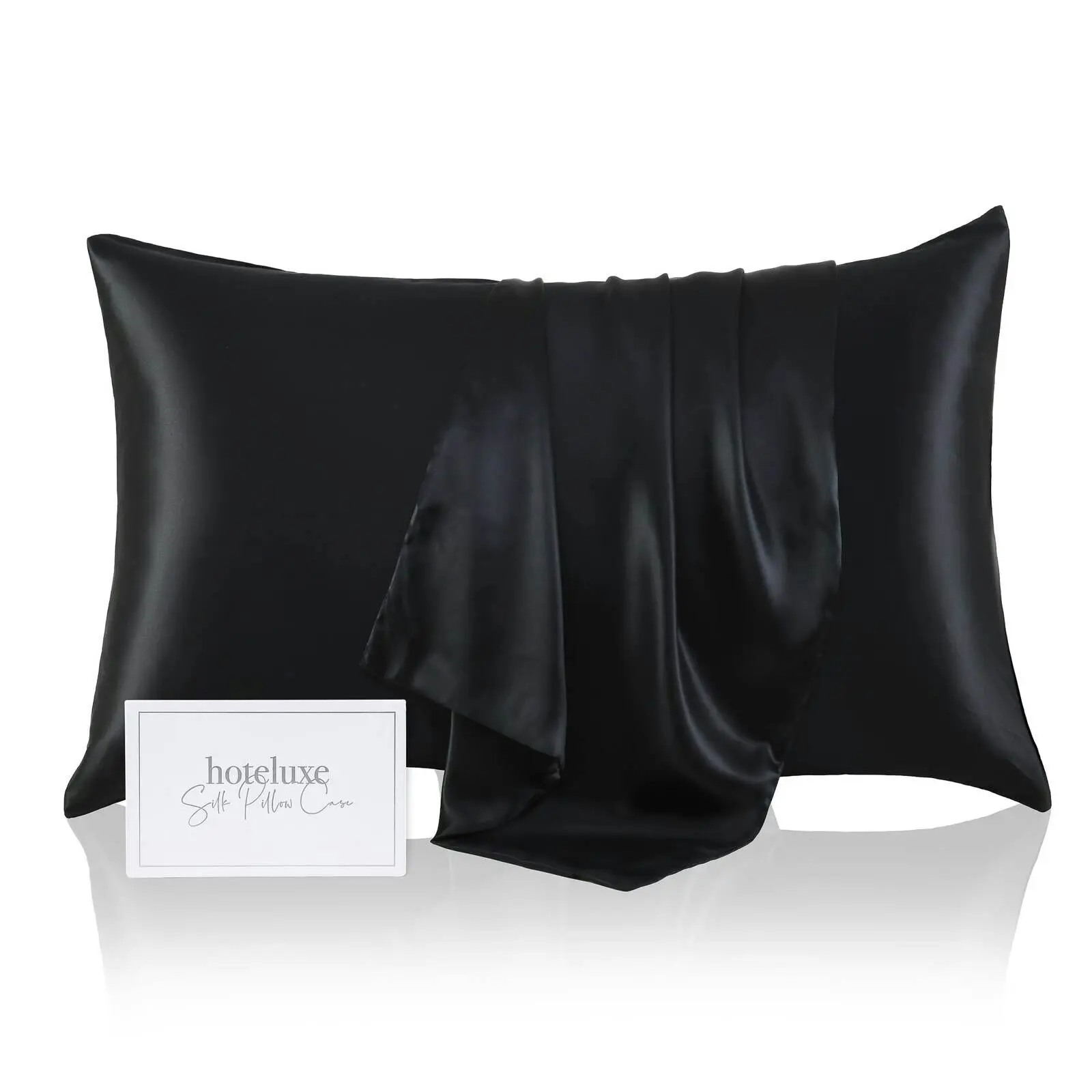 Silk Pillowcase Black