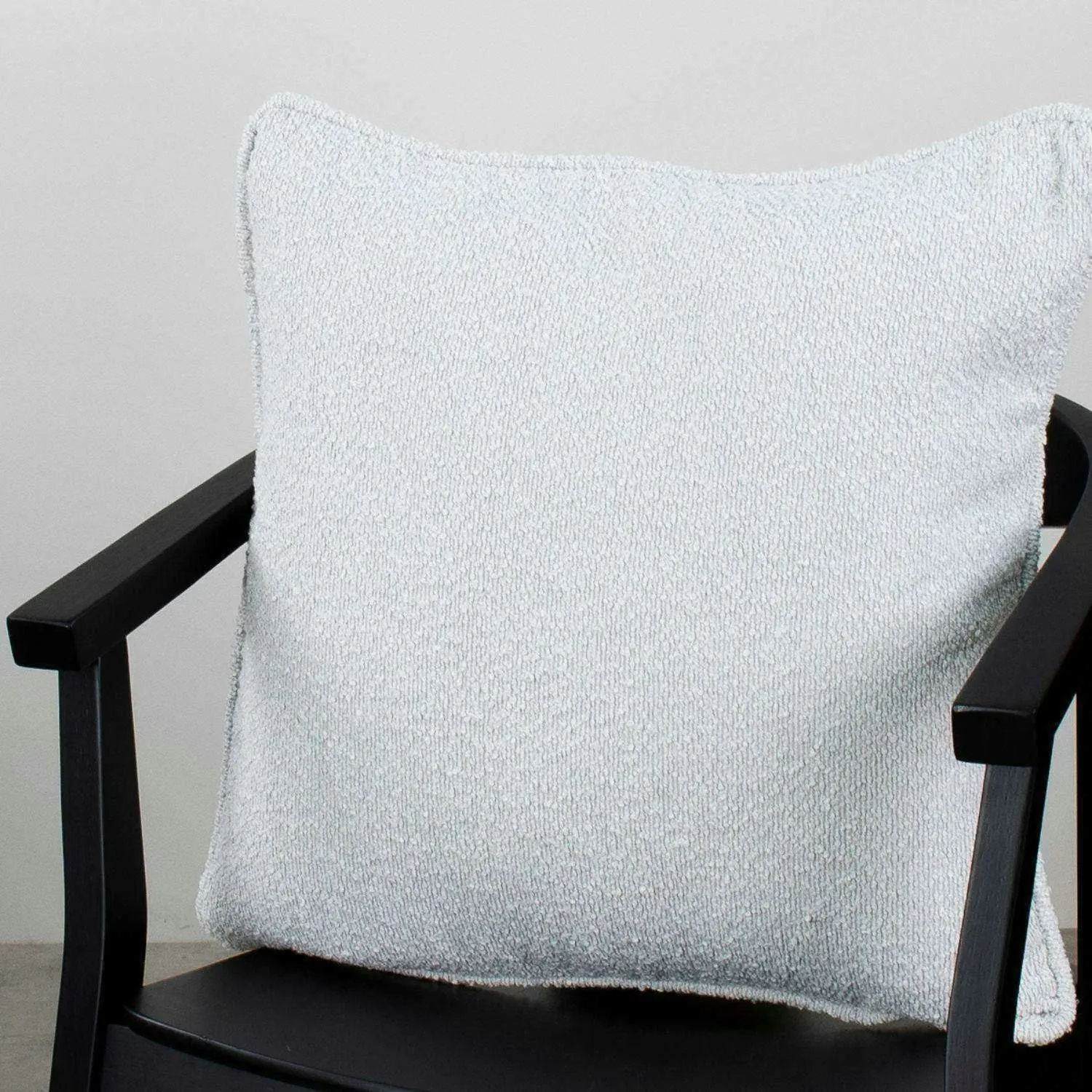 Boucle Square Cushion - Silver