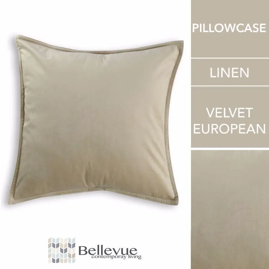 Velvet European Pillowcase Linen