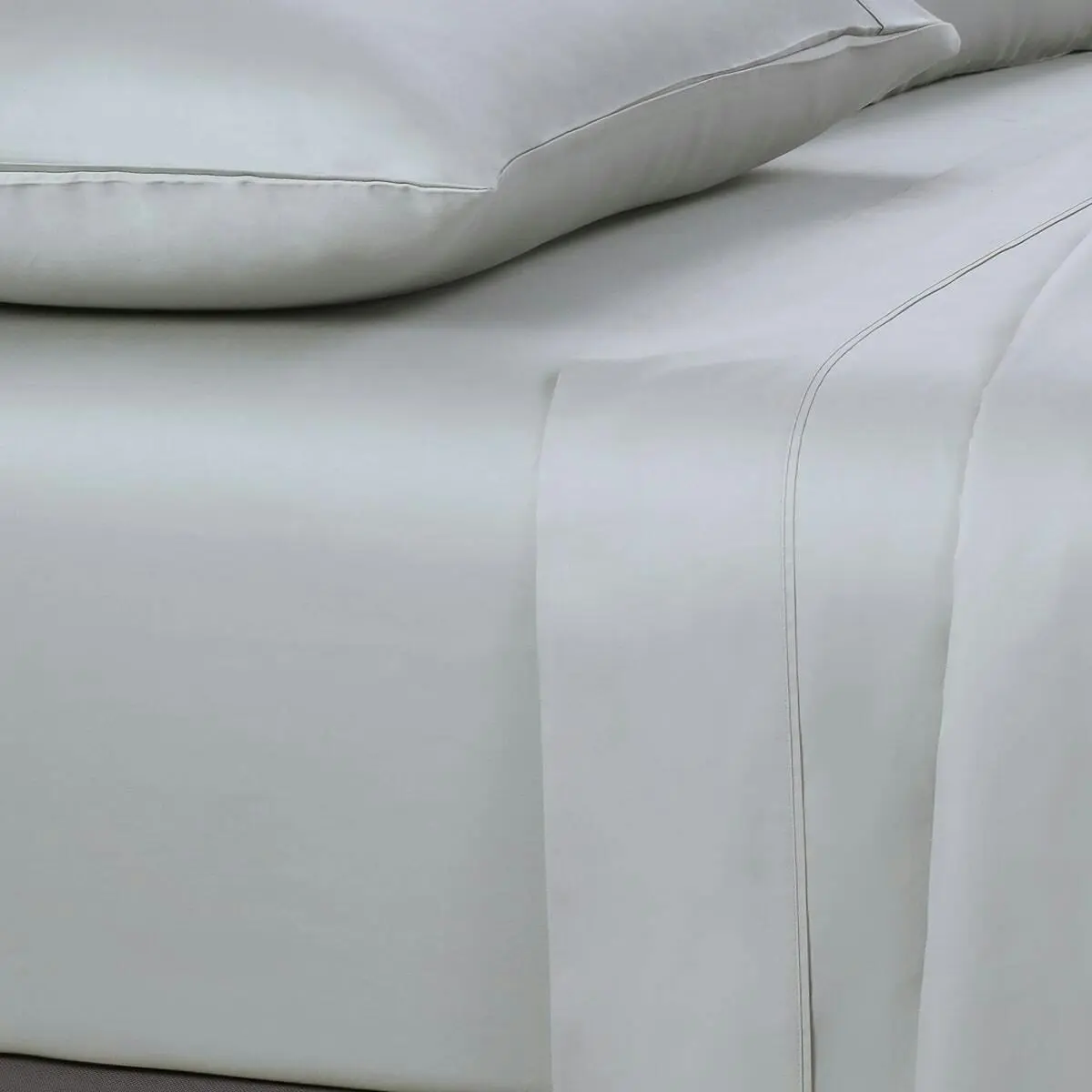 400 Thread Count Fitted sheet King Bed Extra Depth Silver