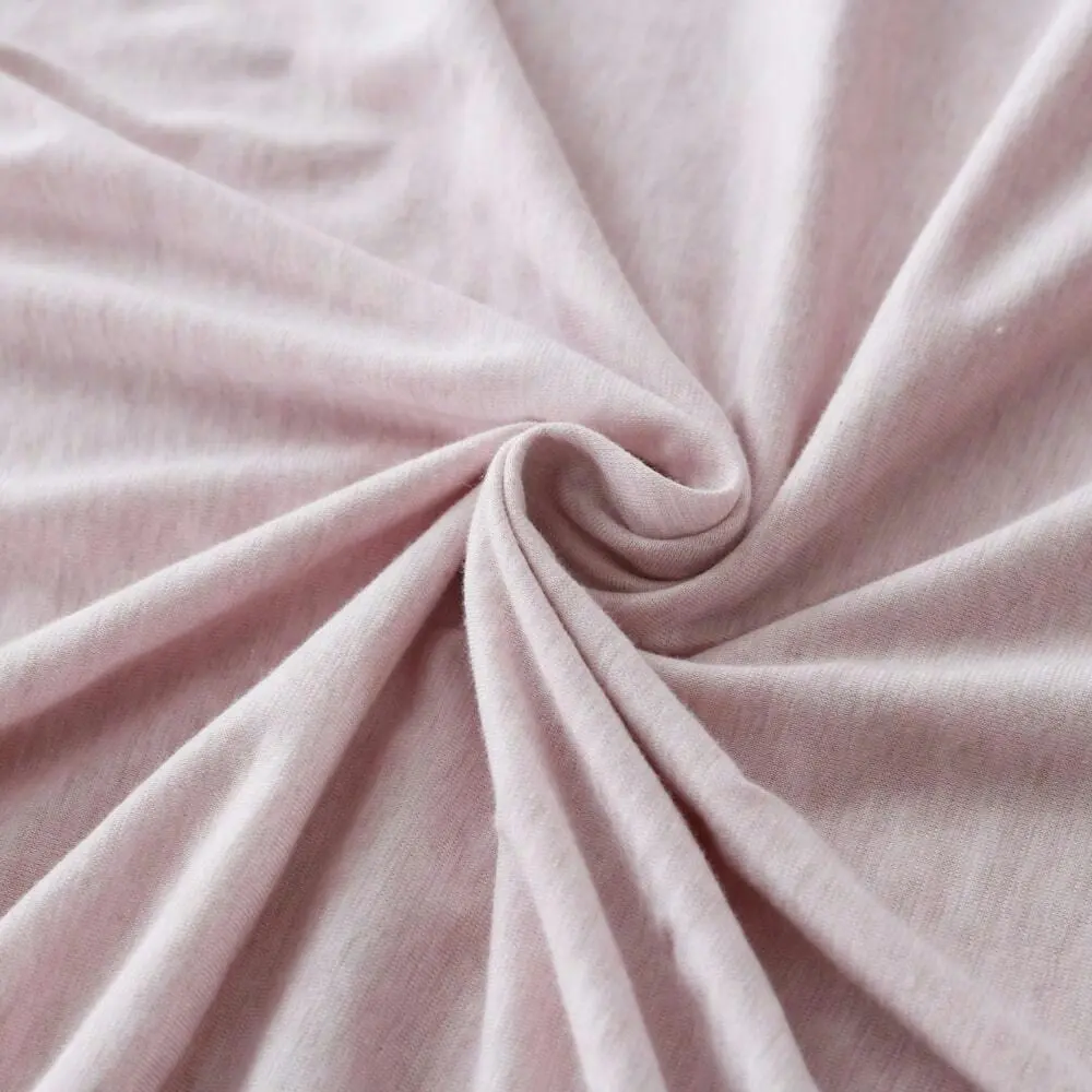 Jersey Pillowcase Standard Pair Blush