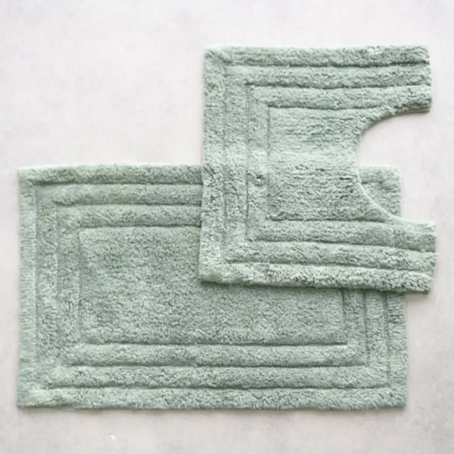 Cotton Bath Mat Green