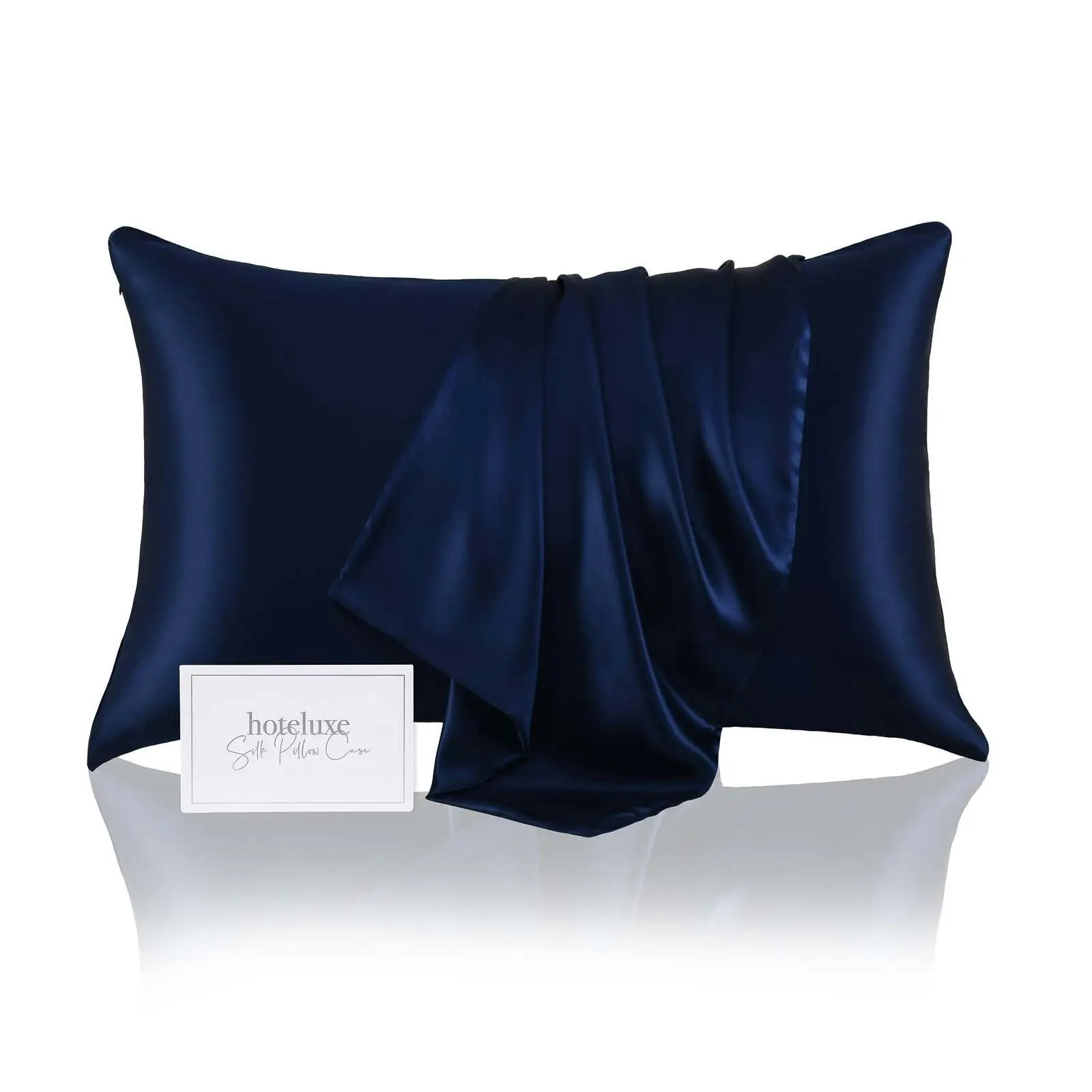 Silk Pillowcase Navy