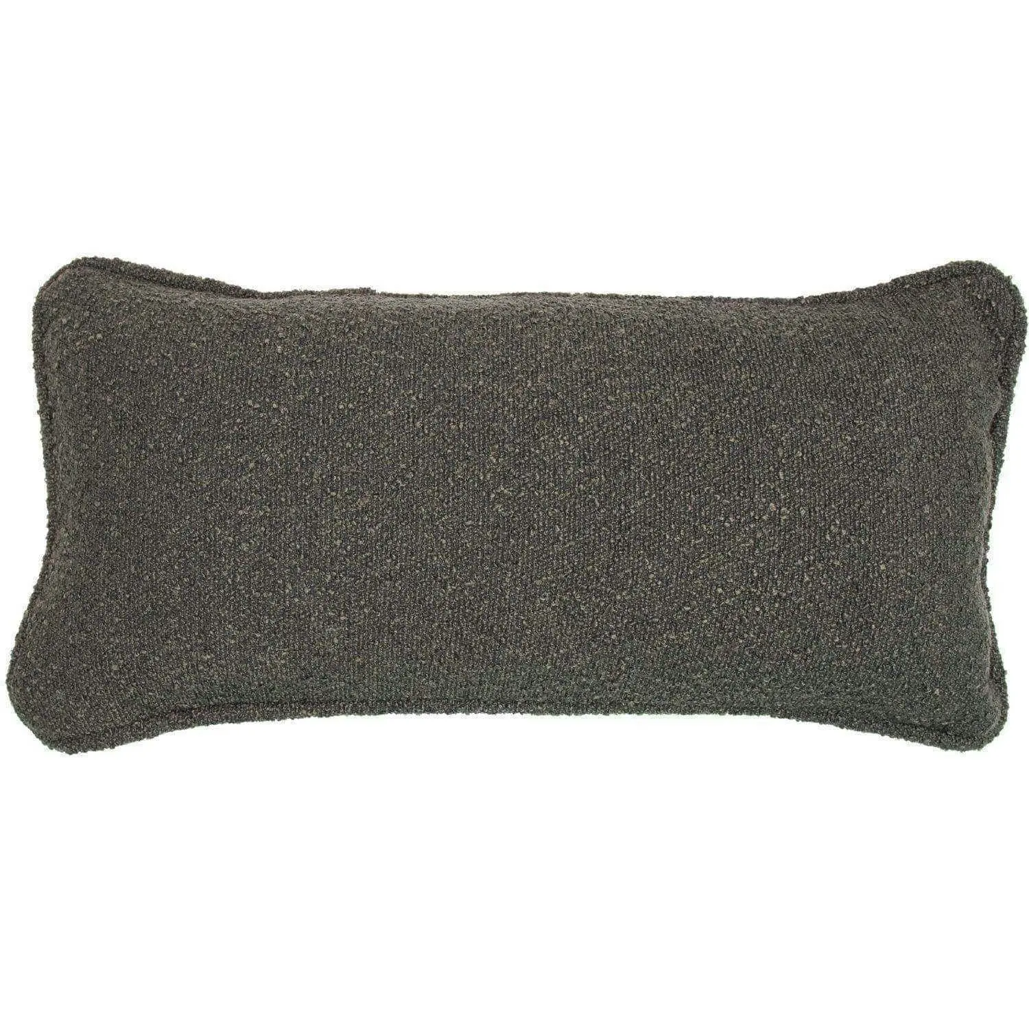 Boucle Breakfast Cushion - Charcoal