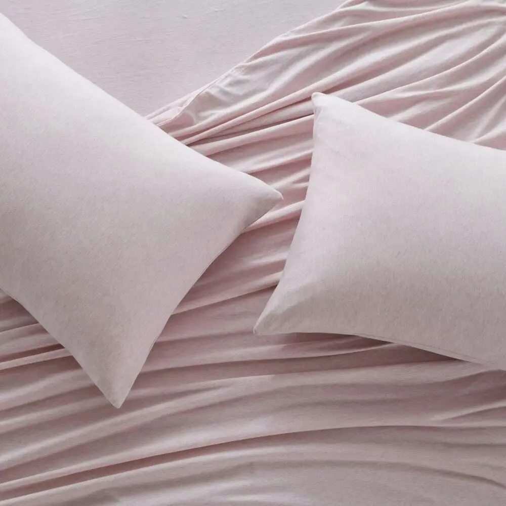 Jersey Pillowcase Standard Pair Blush