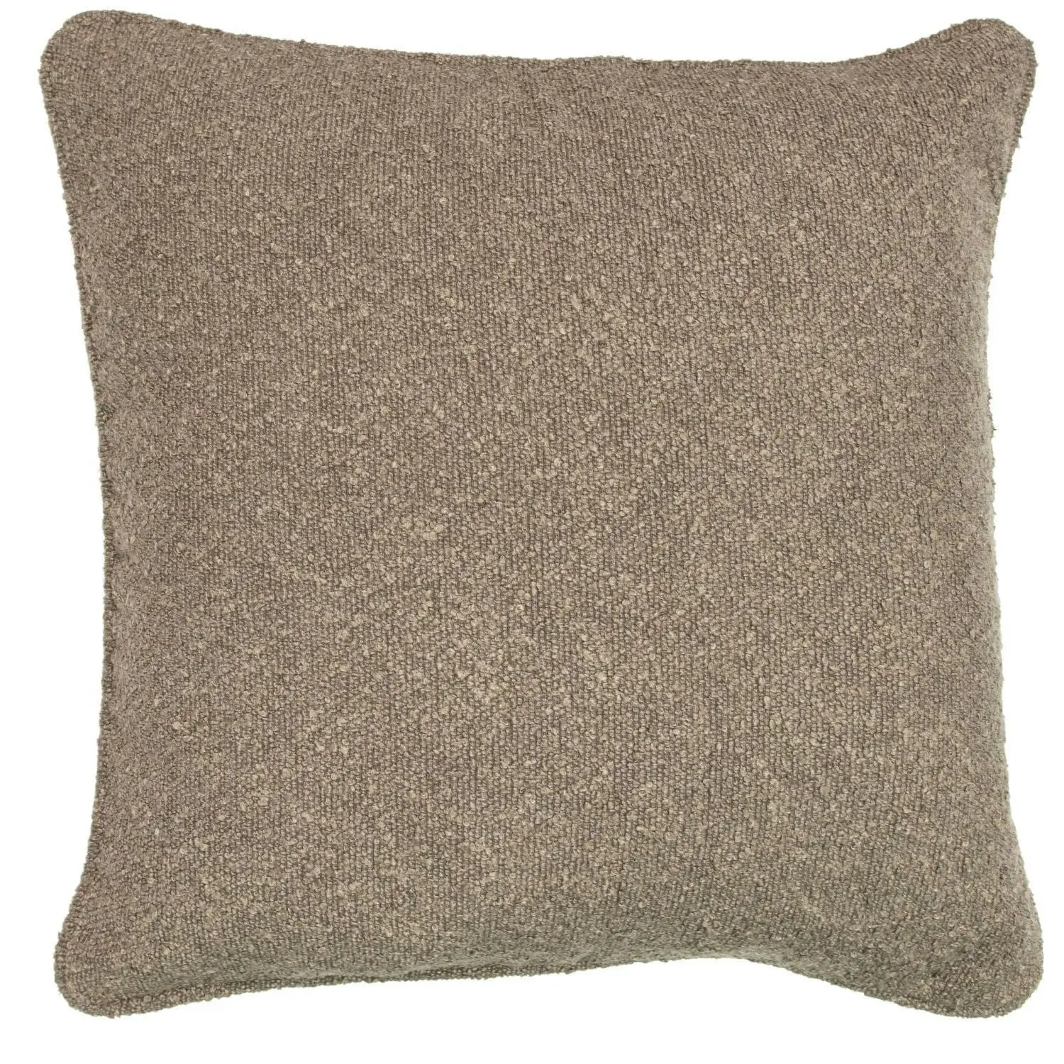 Boucle European Pillowcase - Chocolate