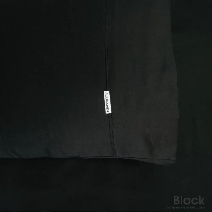 400 Thread Count Sheet set Black