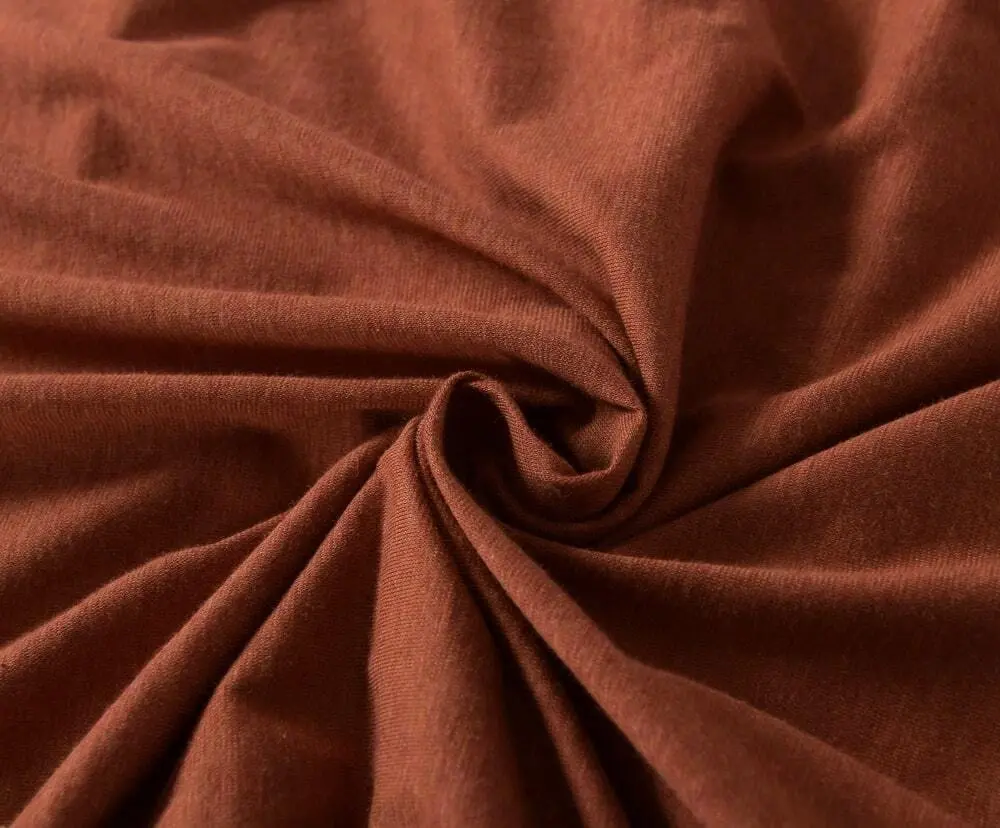 Jersey Fitted Sheet Rust