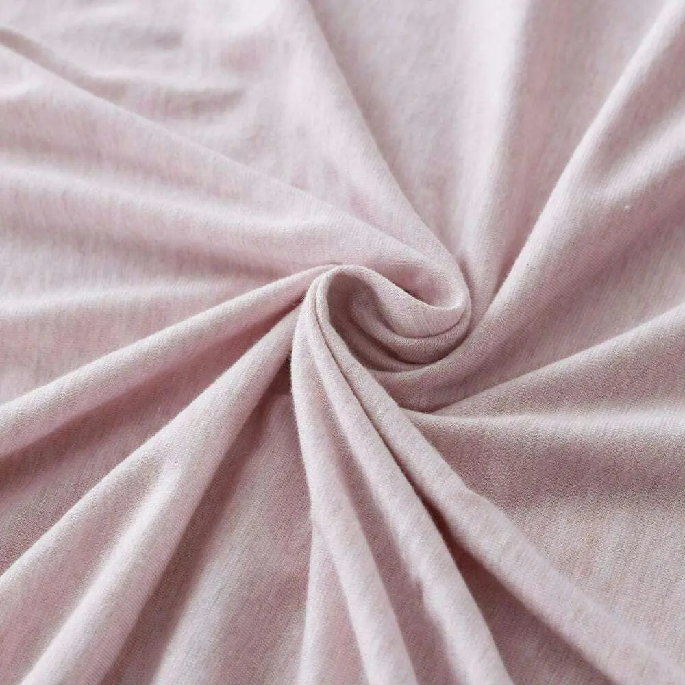 Jersey Fitted Sheet Blush