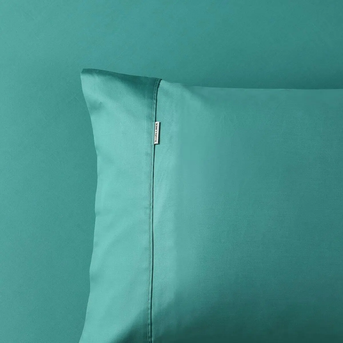 400 Thread Count Fitted Sheet Aqua