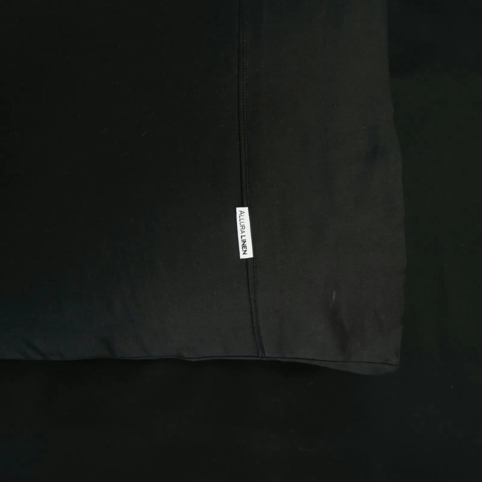 400 Thread Count Fitted Sheet Black