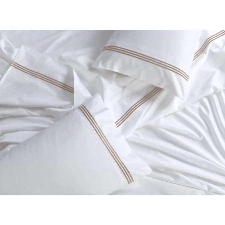 Ritz 1000TC Embroidered Mocha Sheet Set