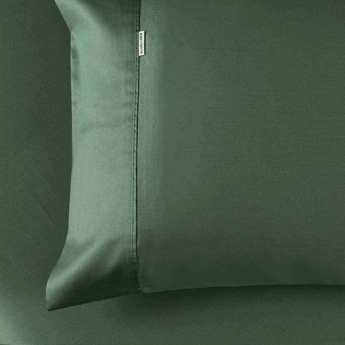 400 Thread Count Fitted Sheet Forest Green