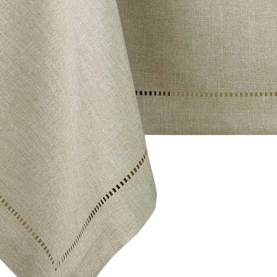 Langham Plain Table Cloth Taupe