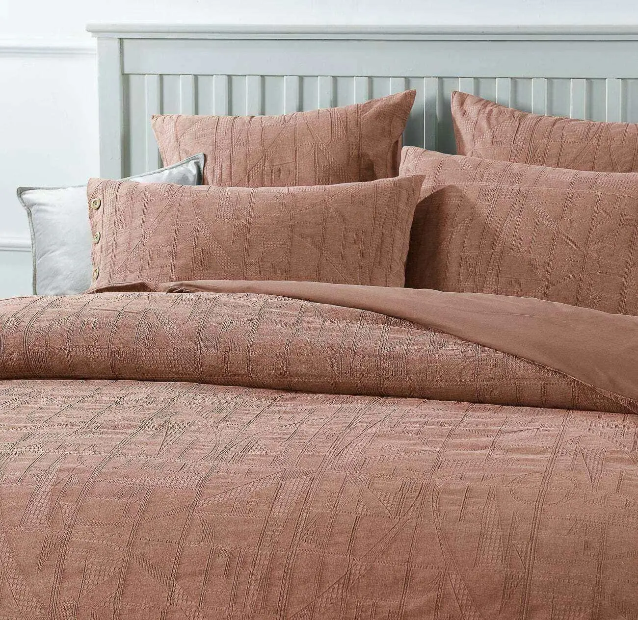 Oslo Rust Quilt Cover Set