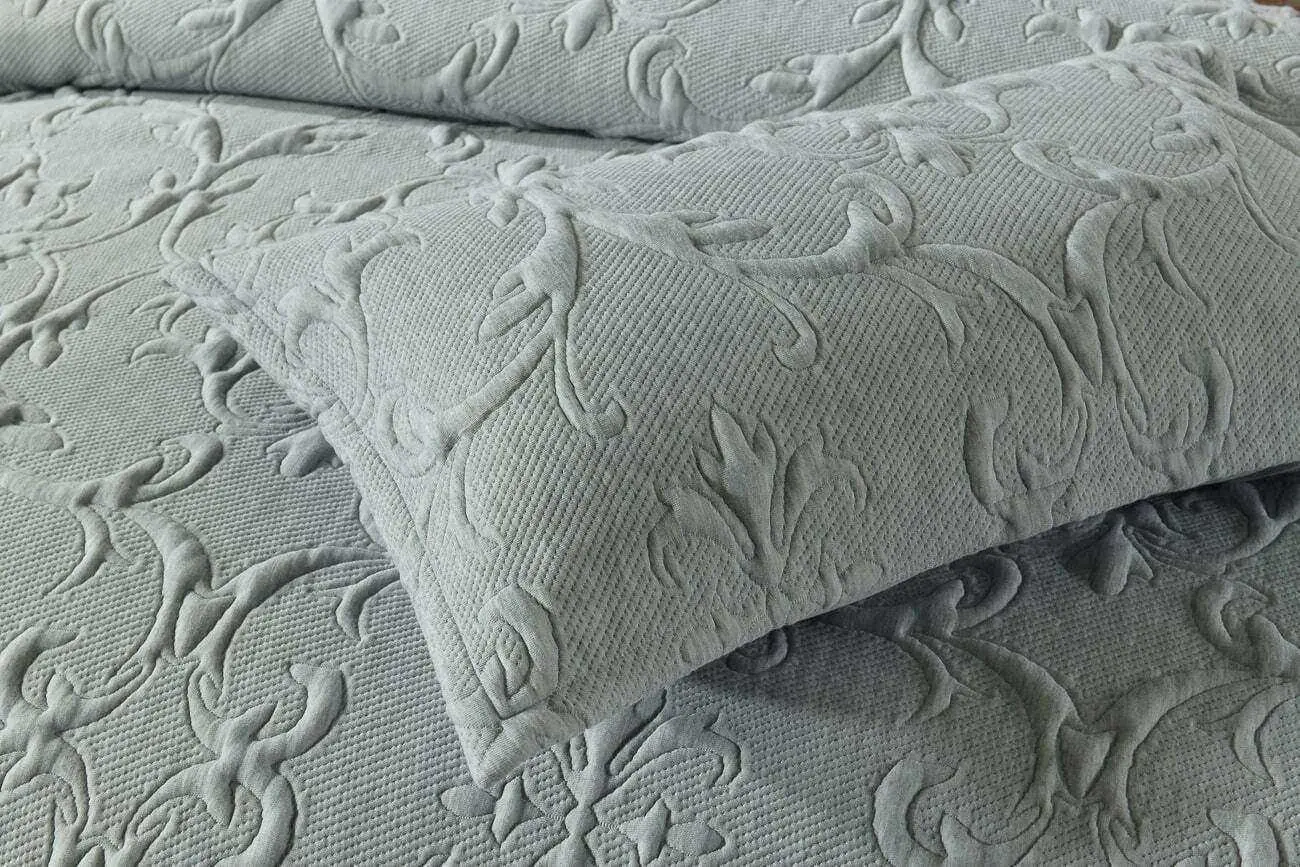 Rachele Grey Quilt Cover Set