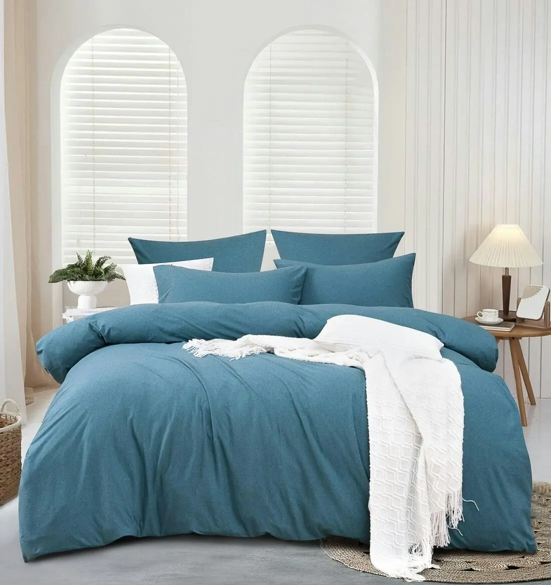 Jersey Quilt Cover Set Legion Blue