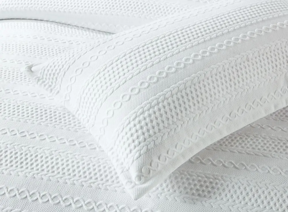 Ivy White Quilt Cover Set