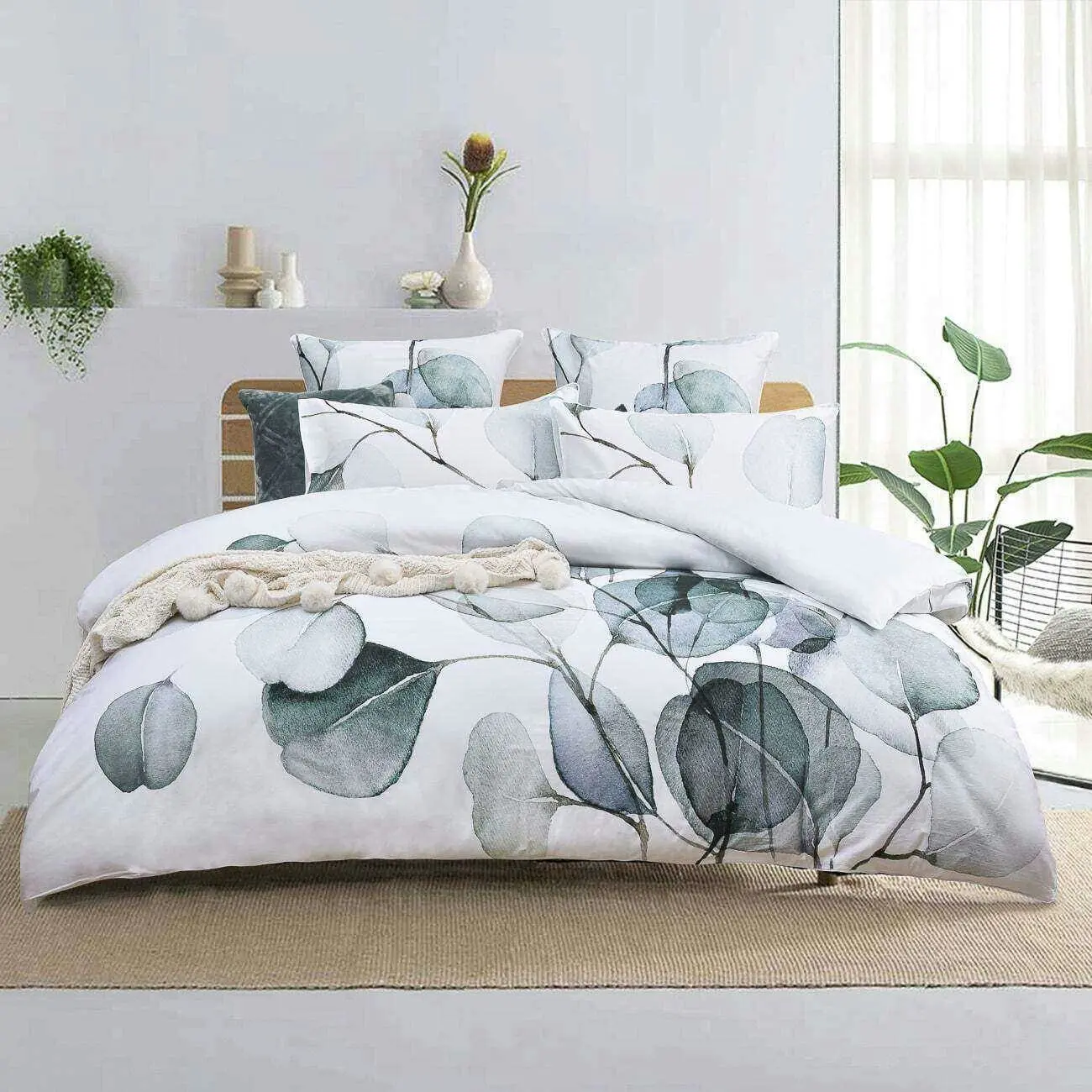 Fawn Green Quilt Cover Set