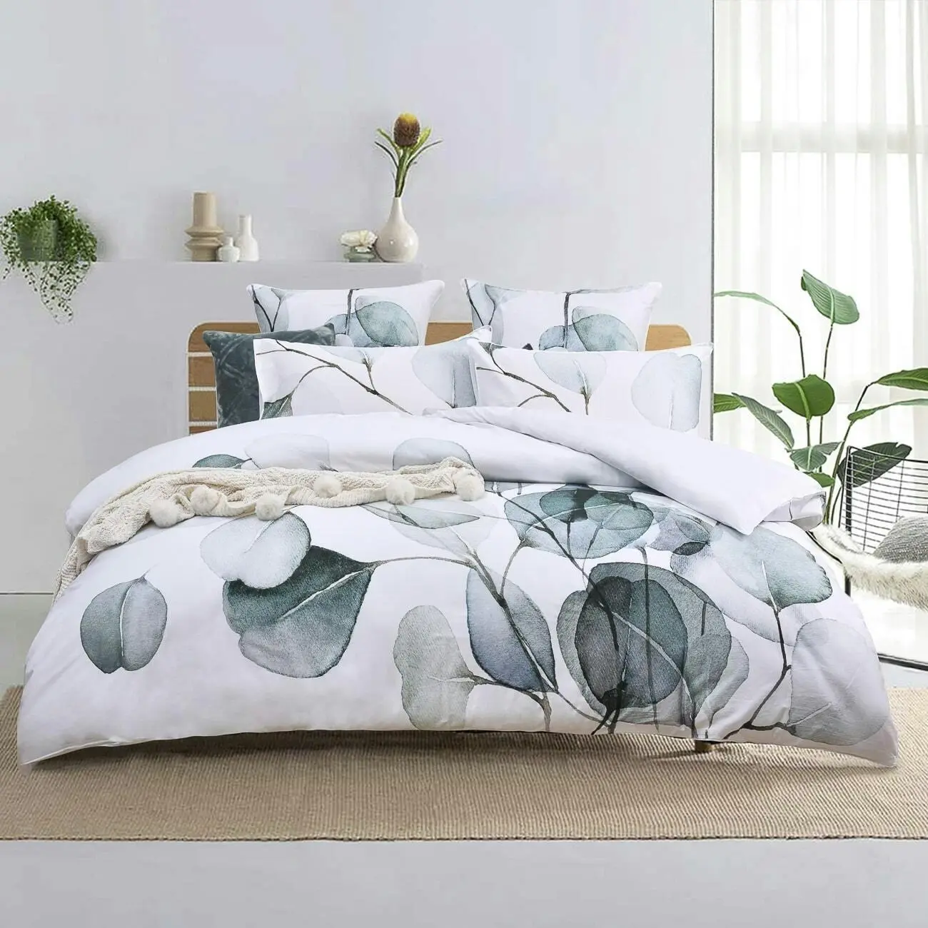 Fawn Green Quilt Cover Set