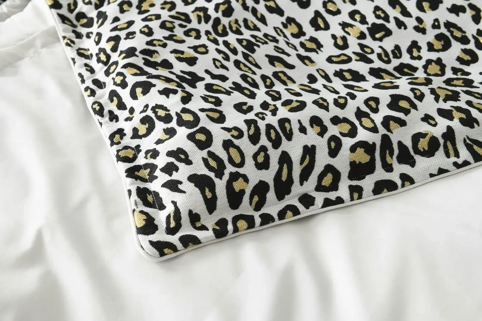 Leopard Gold Quilt Cover Set