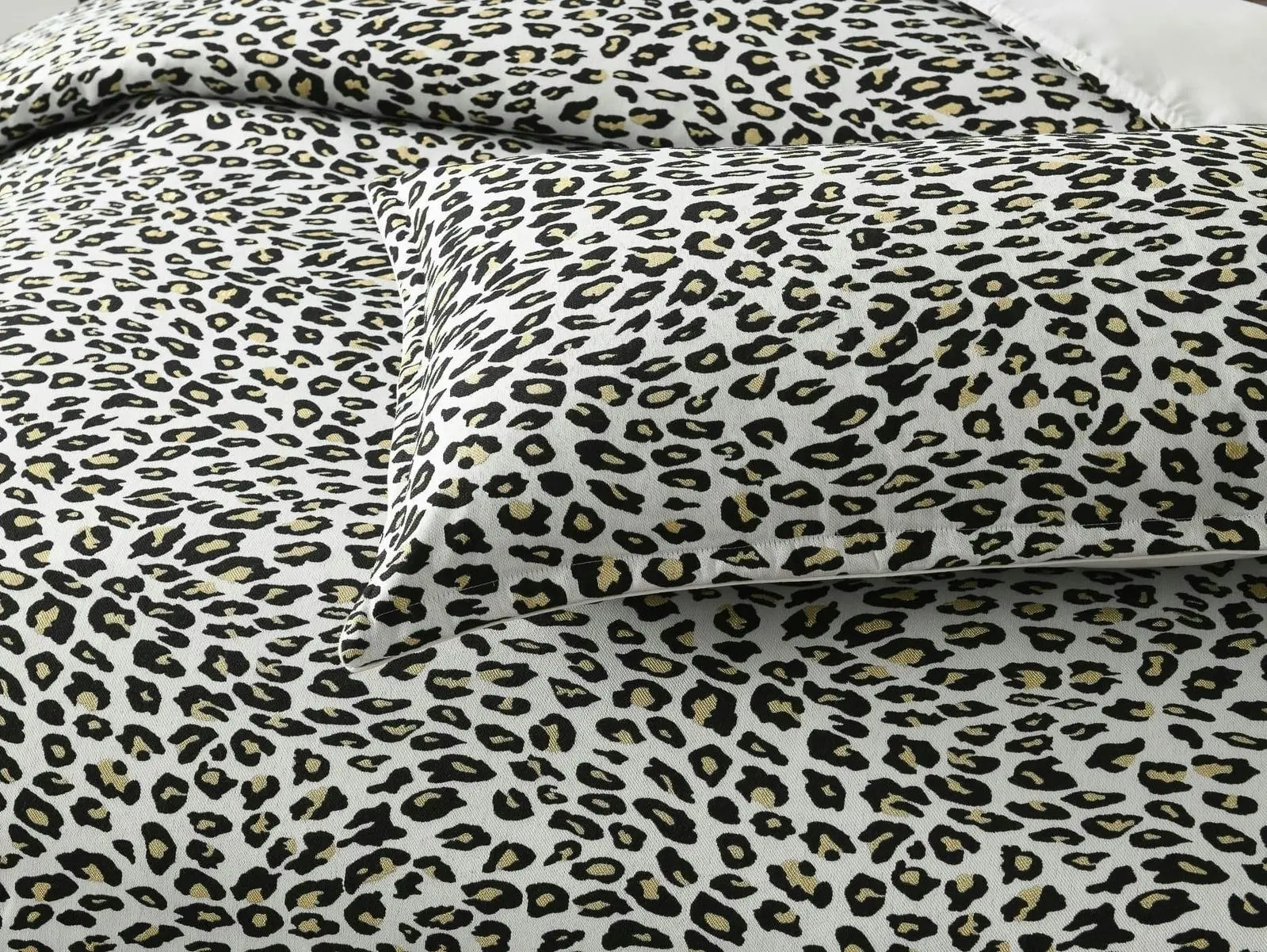 Leopard Gold Quilt Cover Set