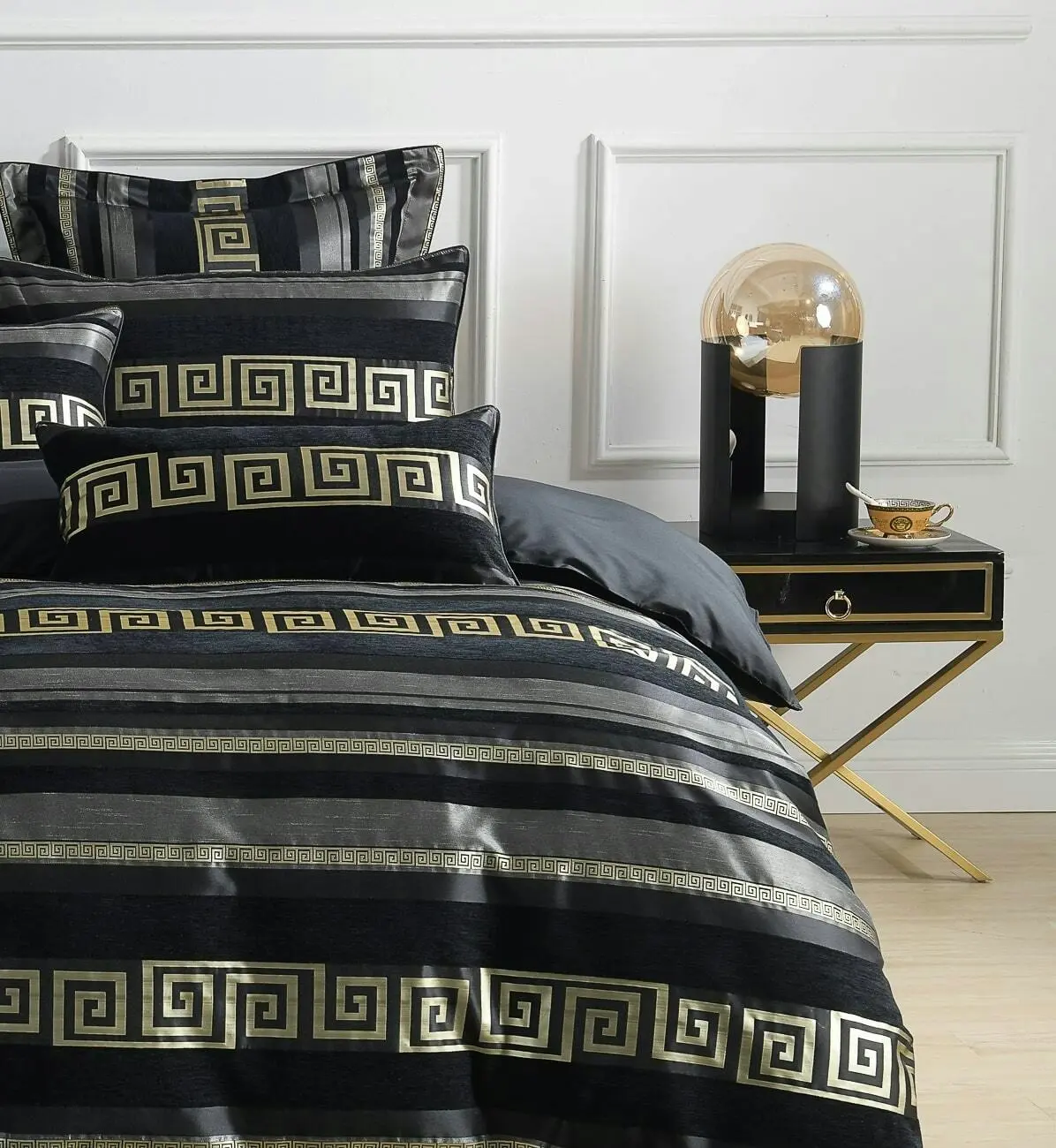 Ambrose Gold Quilt Cover Set