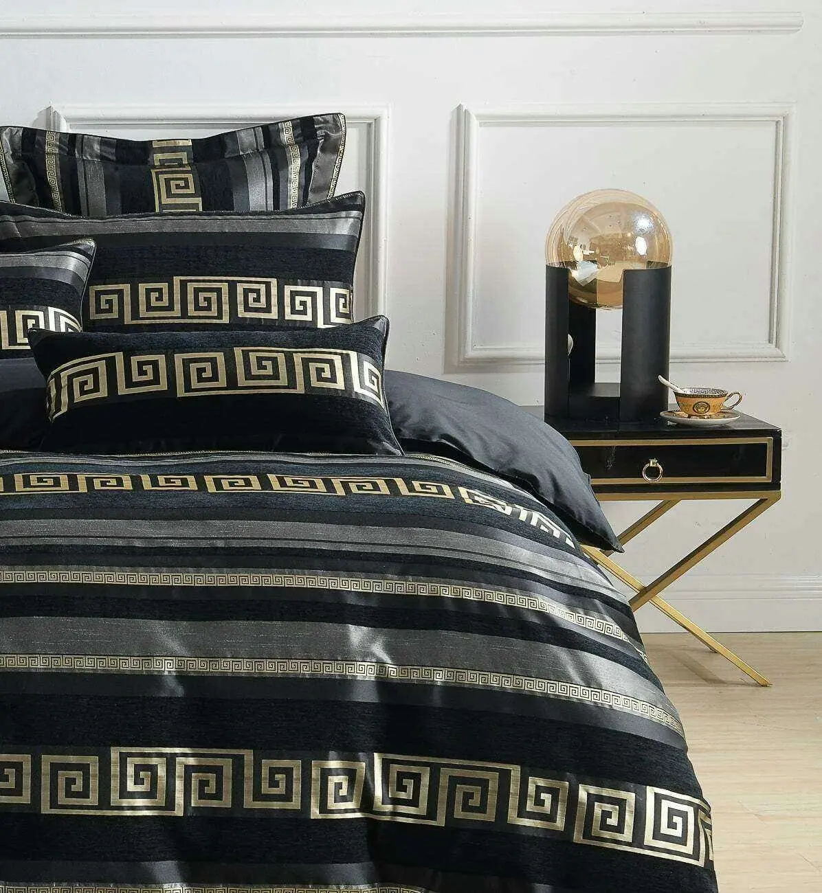 Ambrose Gold Quilt Cover Set