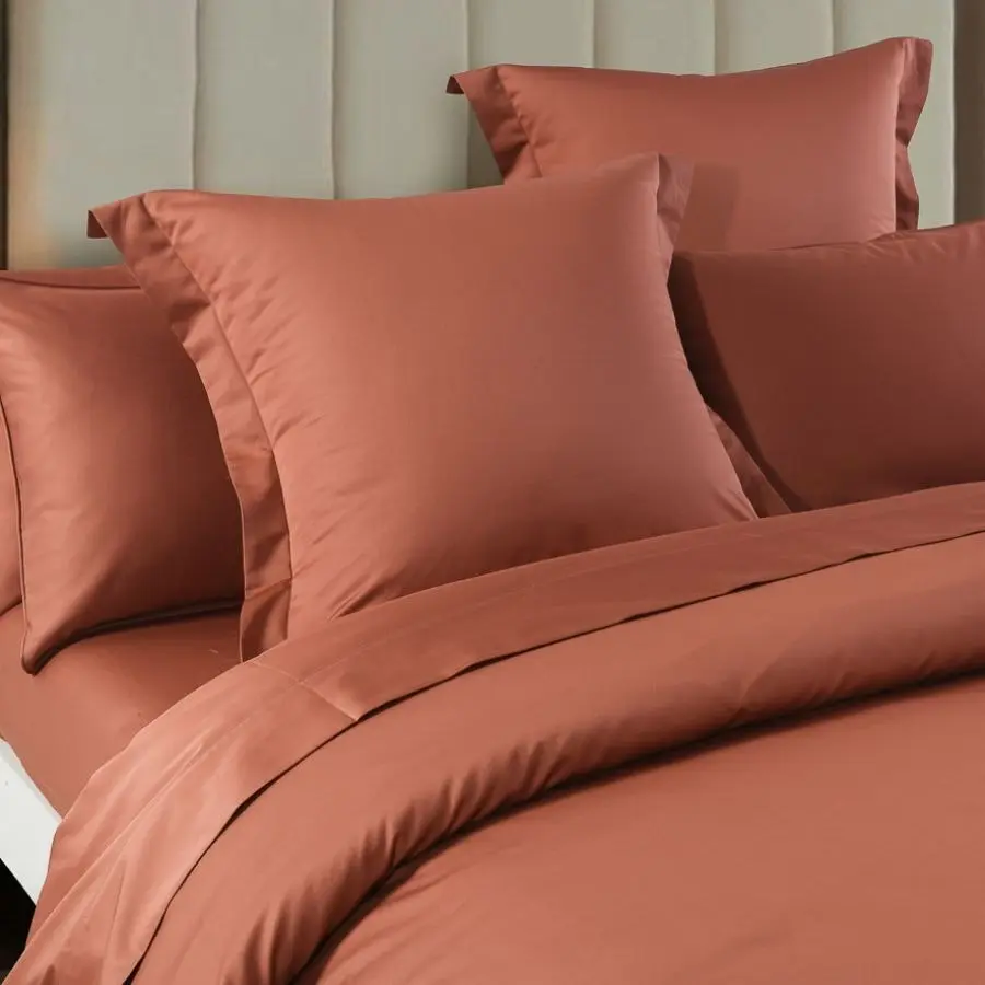 Soho 1000TC Quilt Cover Set Rust