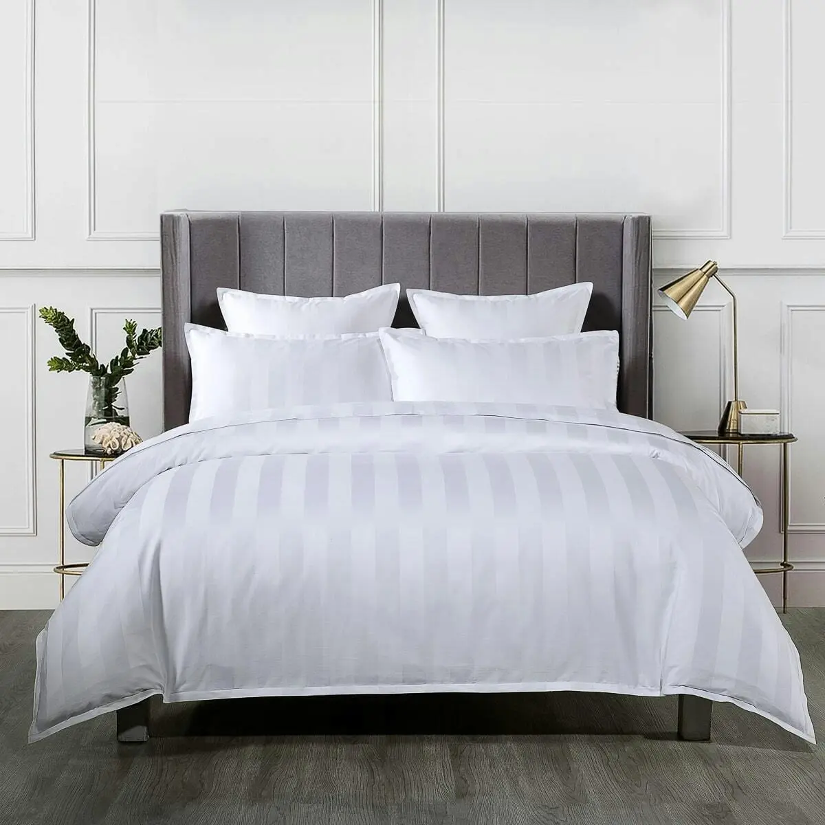 Bespoke 1200TC Quilt Cover Set White