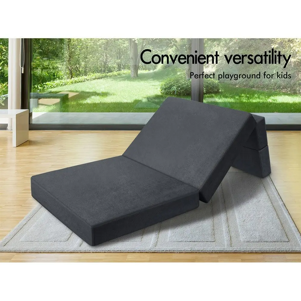 Starry Eucalypt Folding Mattress Foldable Foam Chair Portable Single