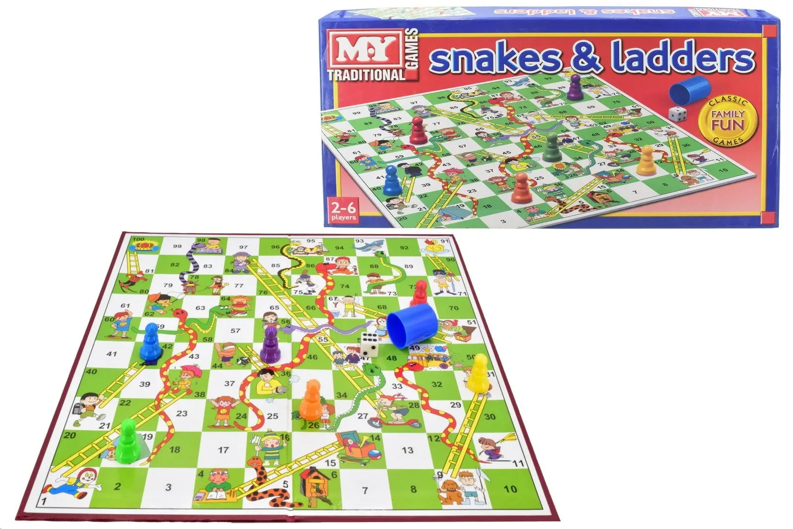 Snakes and Ladders Board Game