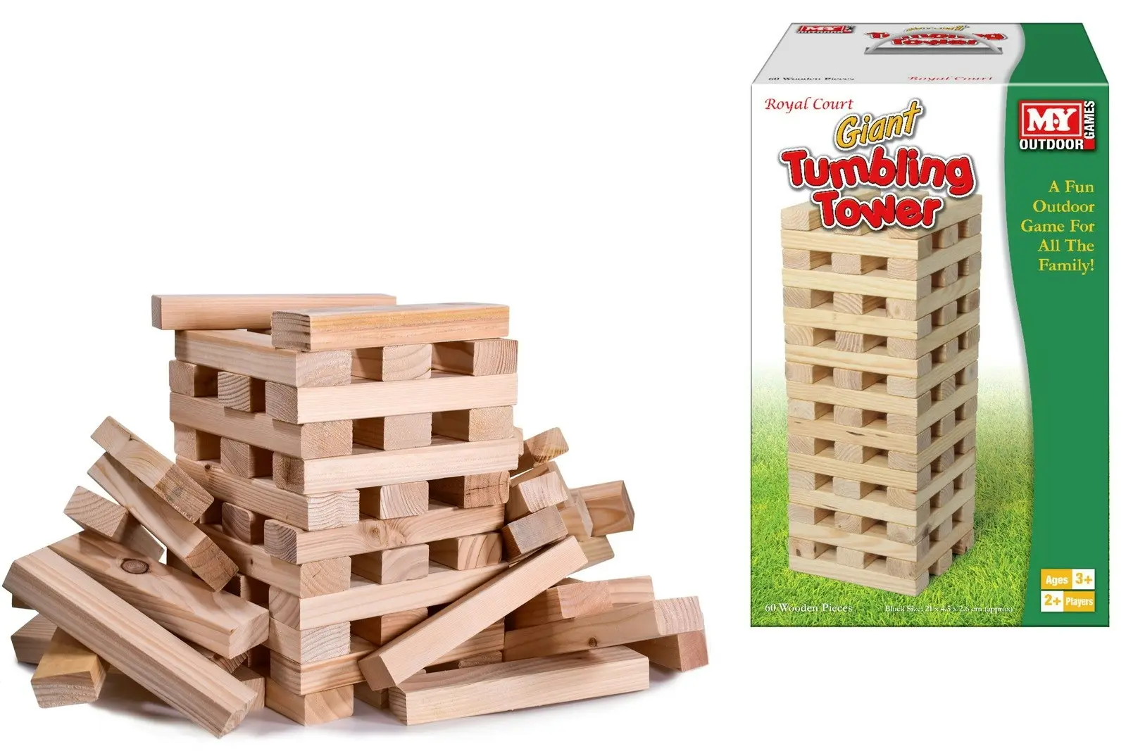 Giant Wooden Tumbling Tower