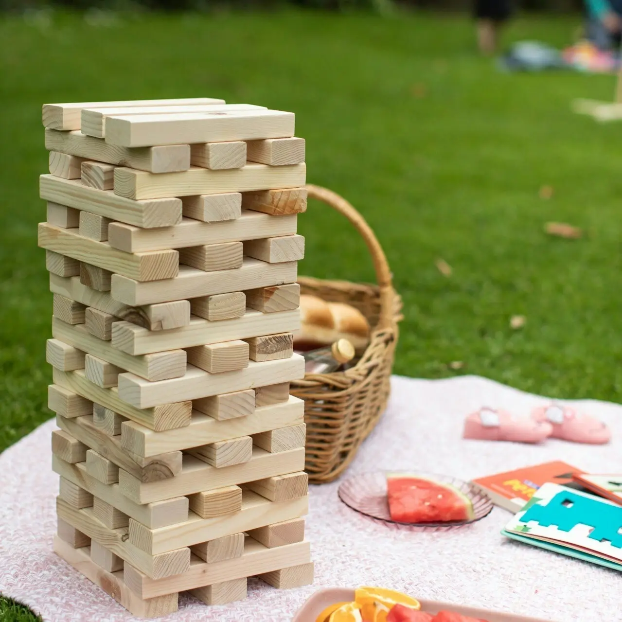 Giant Wooden Tumbling Tower