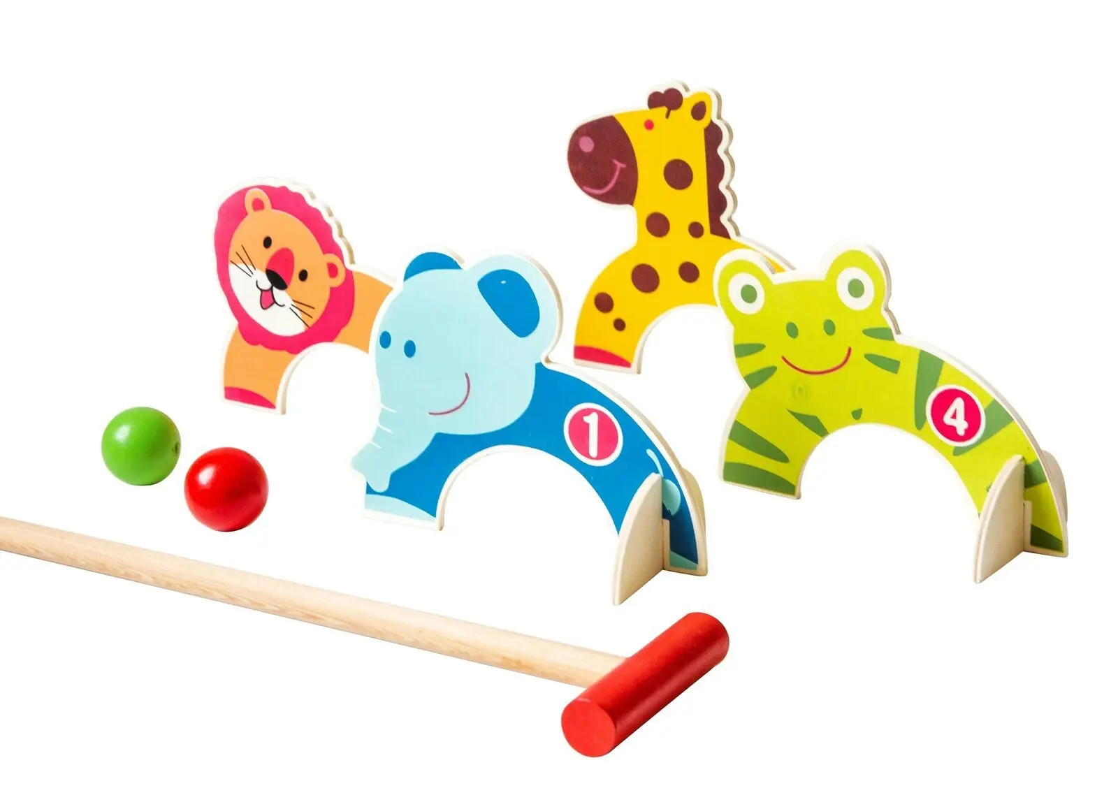 Wooden Animal Croquet