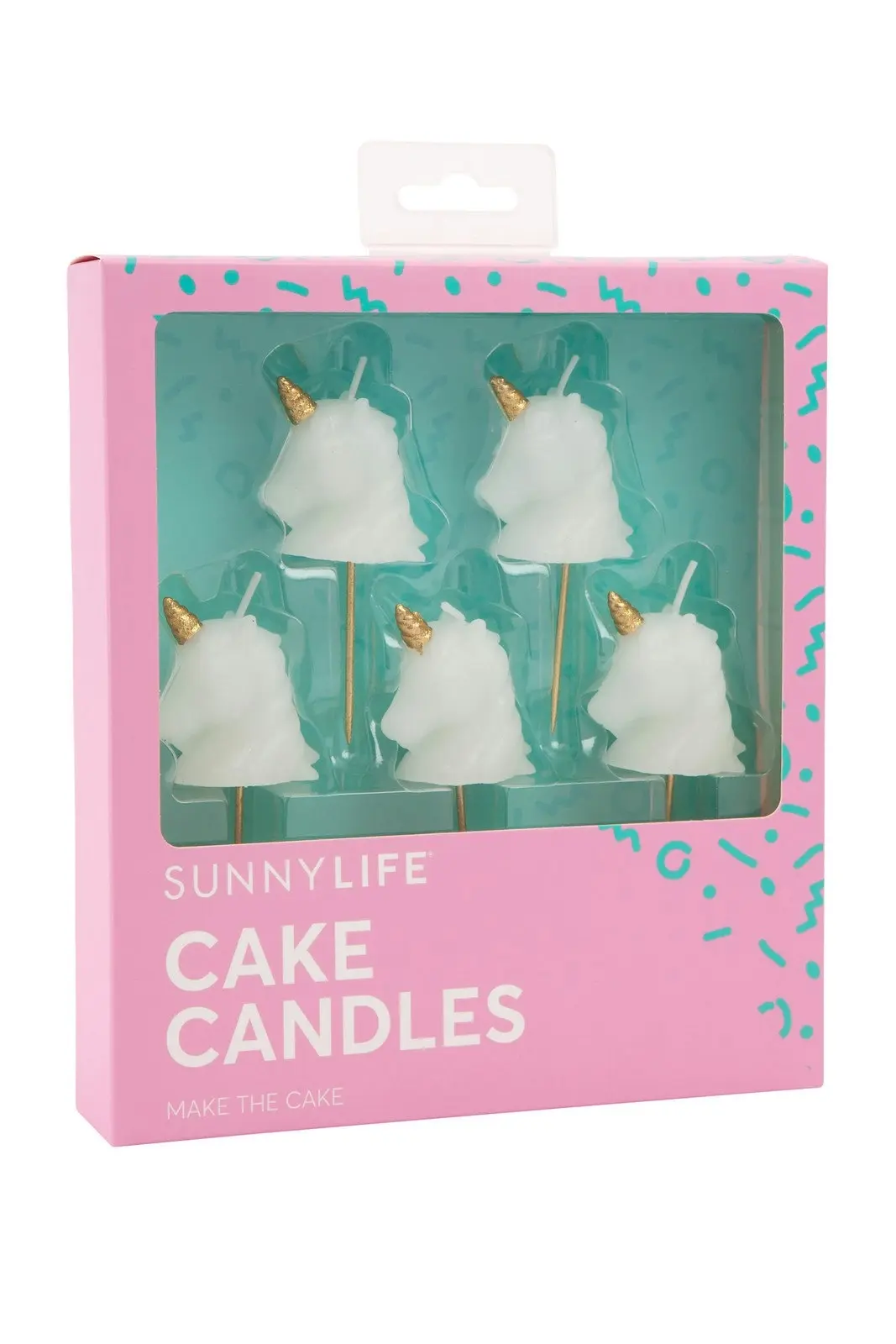 Unicorn Cake Candles (Set of 5)