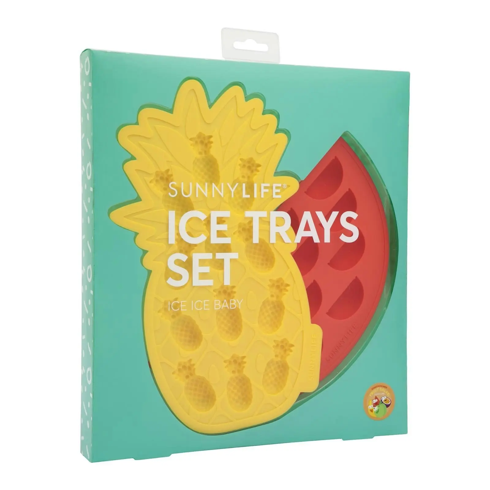 Fruit Salad Ice Trays (Set of 2)