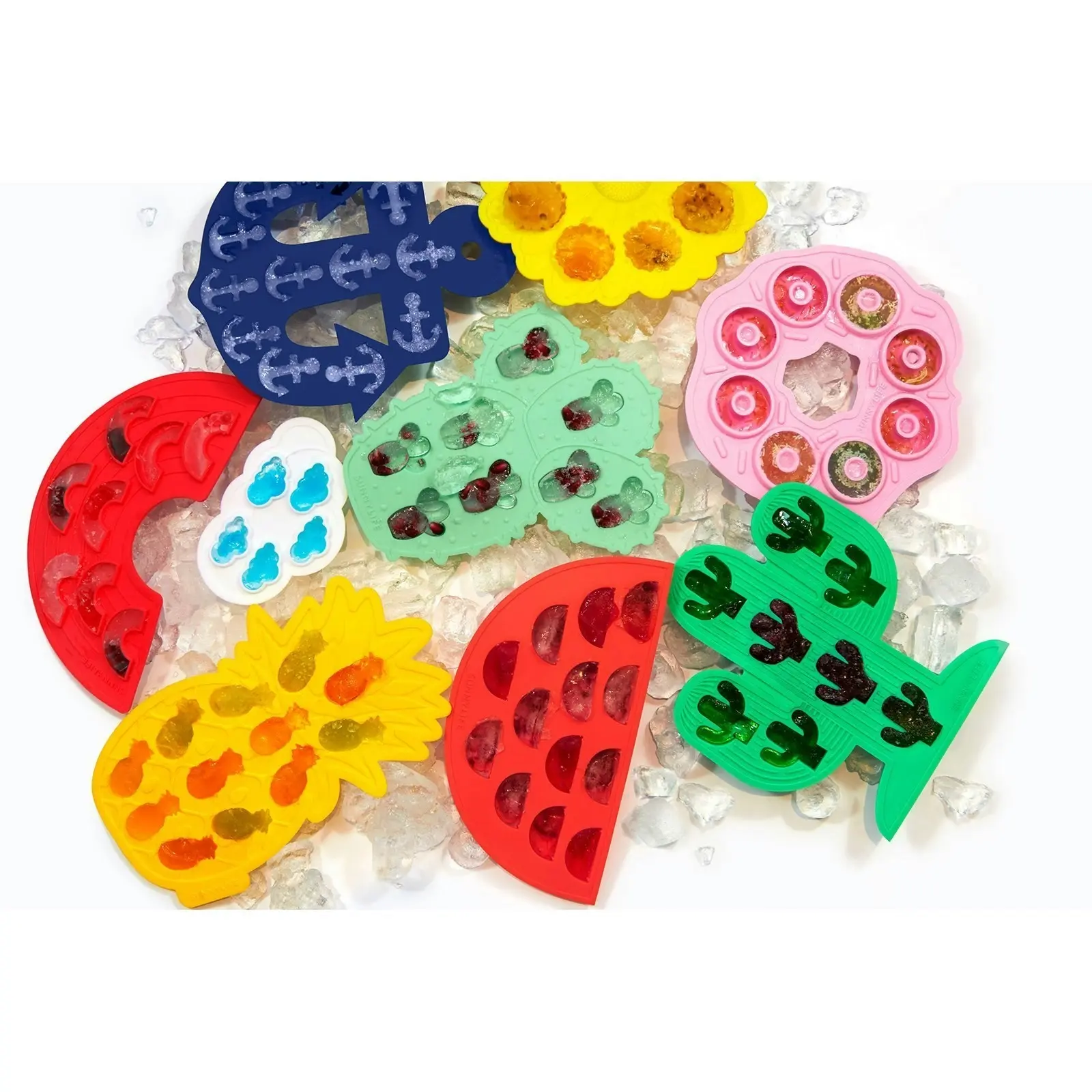 Fruit Salad Ice Trays (Set of 2)