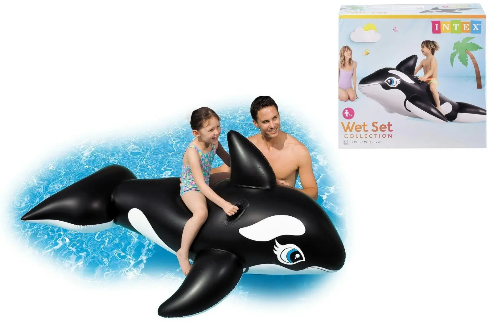 Intex Whale Ride On