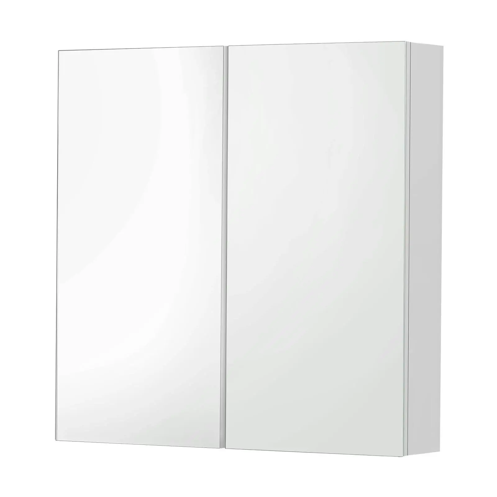 Welba Bathroom Mirror Cabinet Vanity Medicine Shaving Wall Storage 600mmx720mm