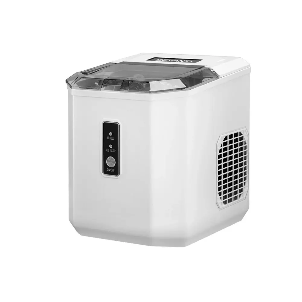 Devanti 12kg Ice Maker Machine w/Scoop Holder White