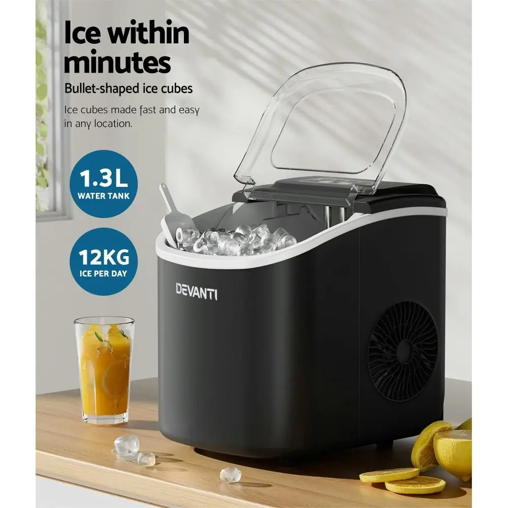 Devanti Portable Ice Maker Machine 12kg