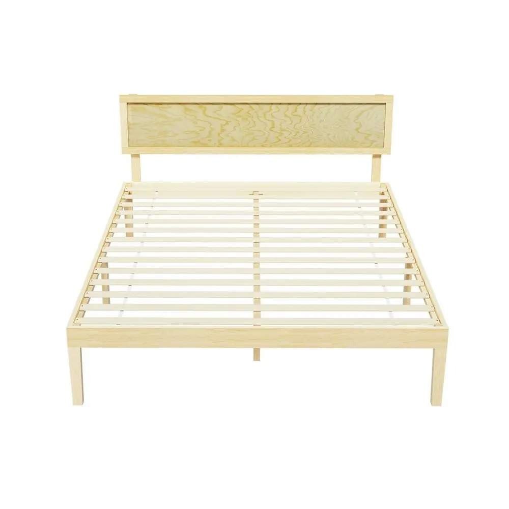 Artiss Bed Frame Double Size Wooden YUMI