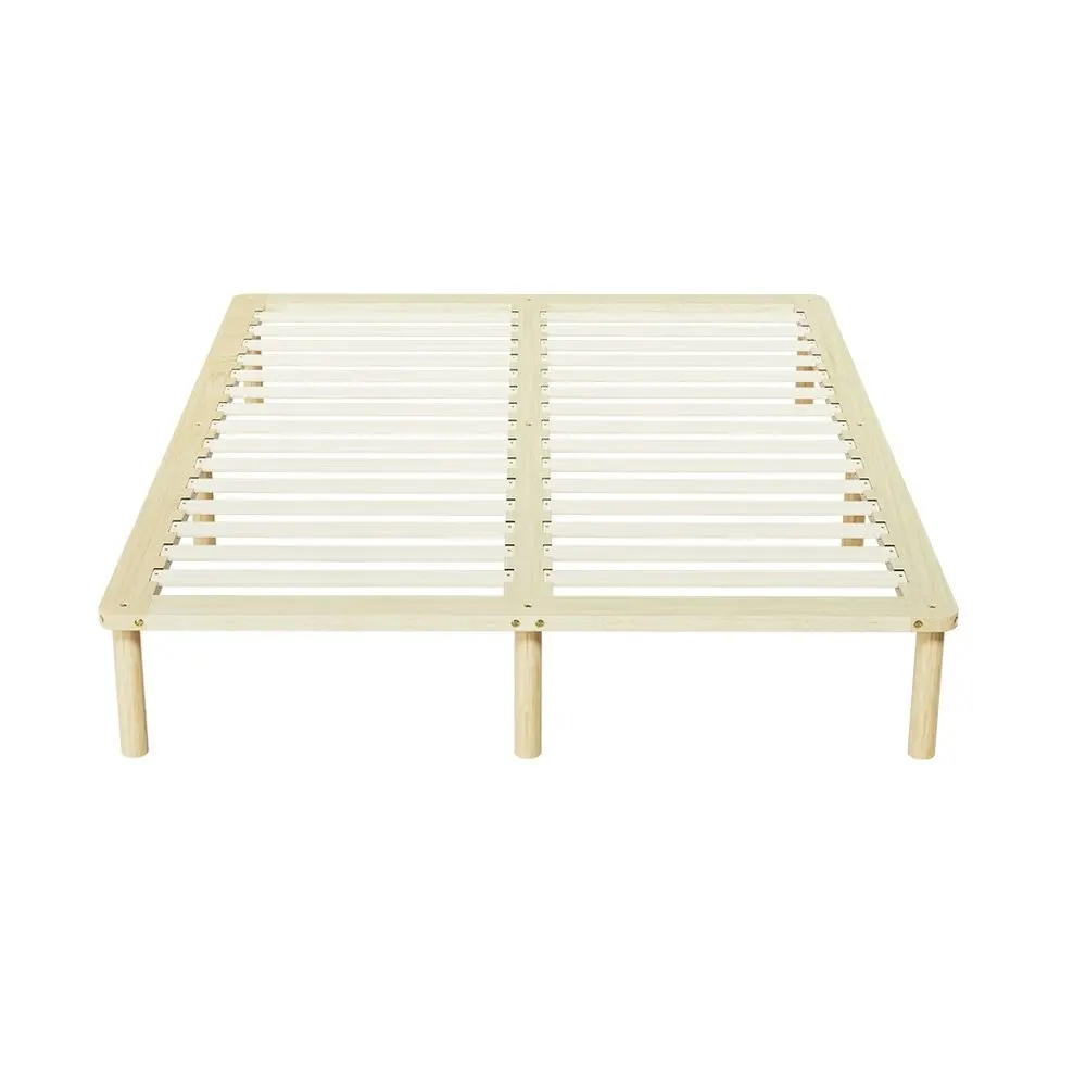 Artiss Bed Frame Double Size Wooden Bed Base AMBA