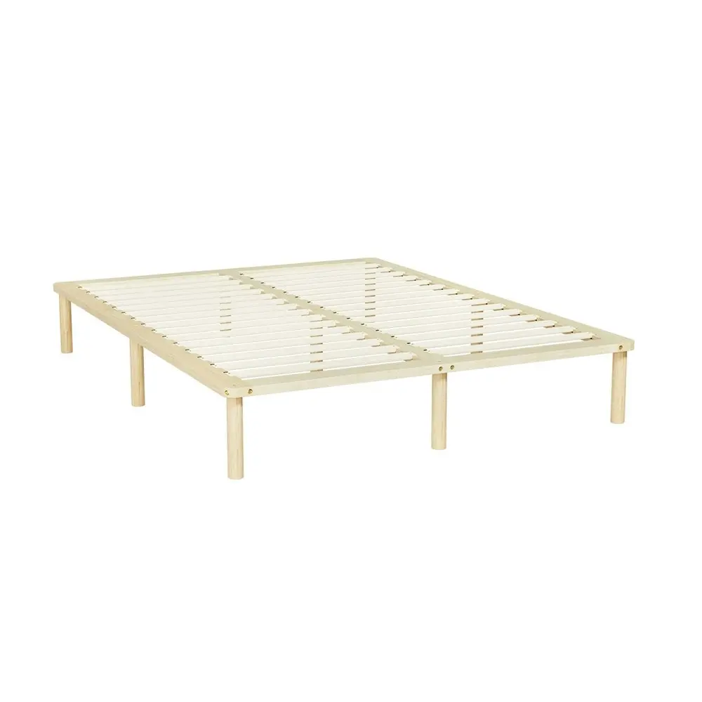 Artiss Bed Frame Double Size Wooden Bed Base AMBA