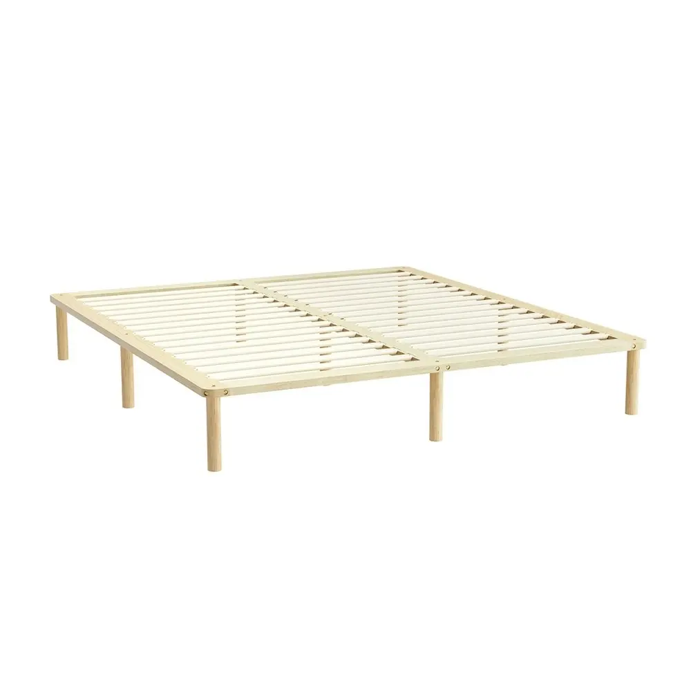 Artiss Bed Frame King Size Wooden Bed Base AMBA