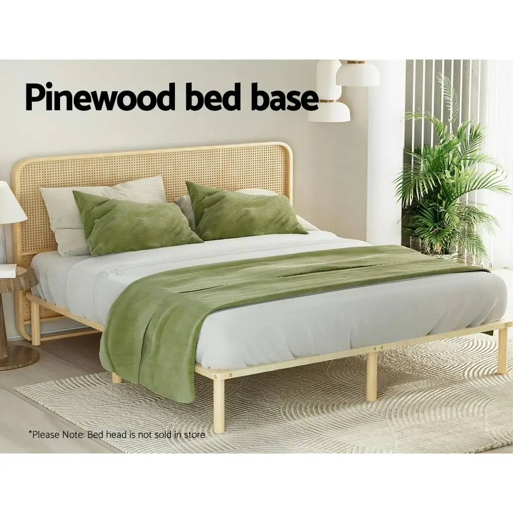 Artiss Bed Frame King Size Wooden Bed Base AMBA