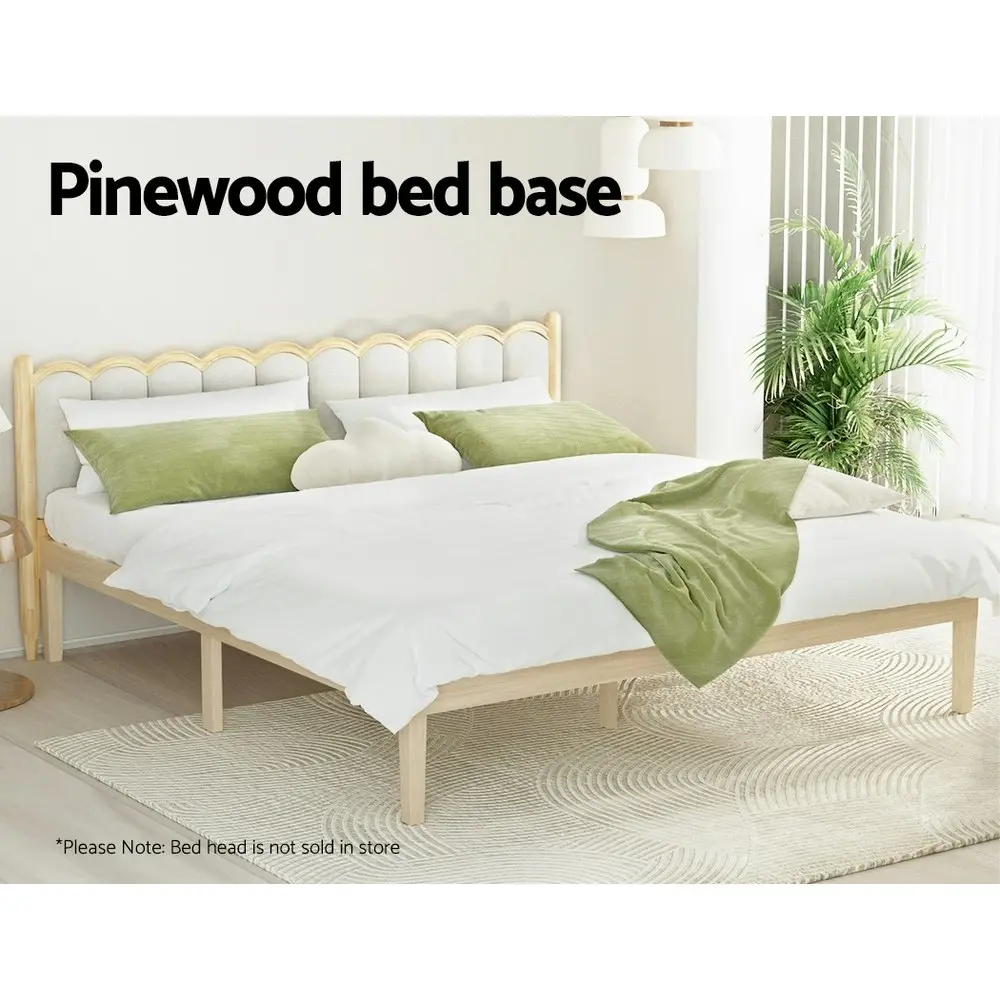 Artiss Bed Frame King Size Wooden Bed Base BRUNO