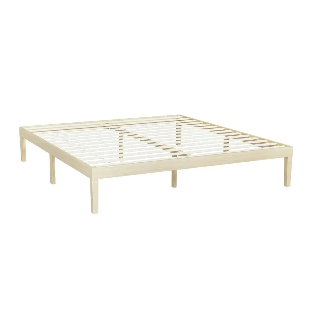 Artiss Bed Frame King Size Wooden Bed Base BRUNO