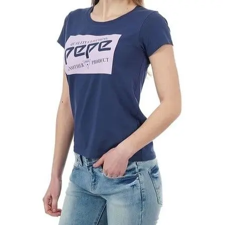 Pepe Kids Pepe Jeans Girls T-shirt Dulwich Navy Blue